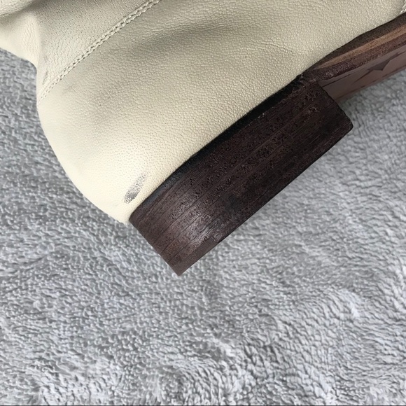 The Great. Boxcar Lace-Up Granny Boot Vanilla 9.5 - Picture 8 of 12